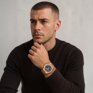 Montre sportive à quartz en acier inoxydable avec fonction de calendrier Construction extérieure durable et mouvement Miyota à cadran en cristal de 9mm - Product Image 4