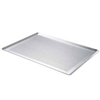 Plaque de cuisson perforée en aluminium sur mesure de qualité alimentaire 19x26 pouces pour biscuits et pains, fabriquée par le fabricant