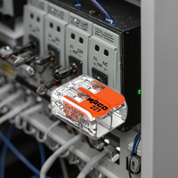 Pour WAGO 221-412 Connecteur de fil électrique Stock Bornes à anneau fil à fil Connecteur à sertir