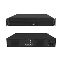 Modulateur QPSK MMDS pour équipement de radiodiffusion radio-télévisuelle, entrée ASI, sortie RF avec connecteur F, plage de fréquences 450-950 MHz, construction métallique