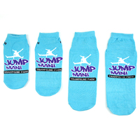 Chaussettes antidérapantes personnalisées avec logo pour trampoline, chaussettes de maintien de la cheville pour parc de trampolines