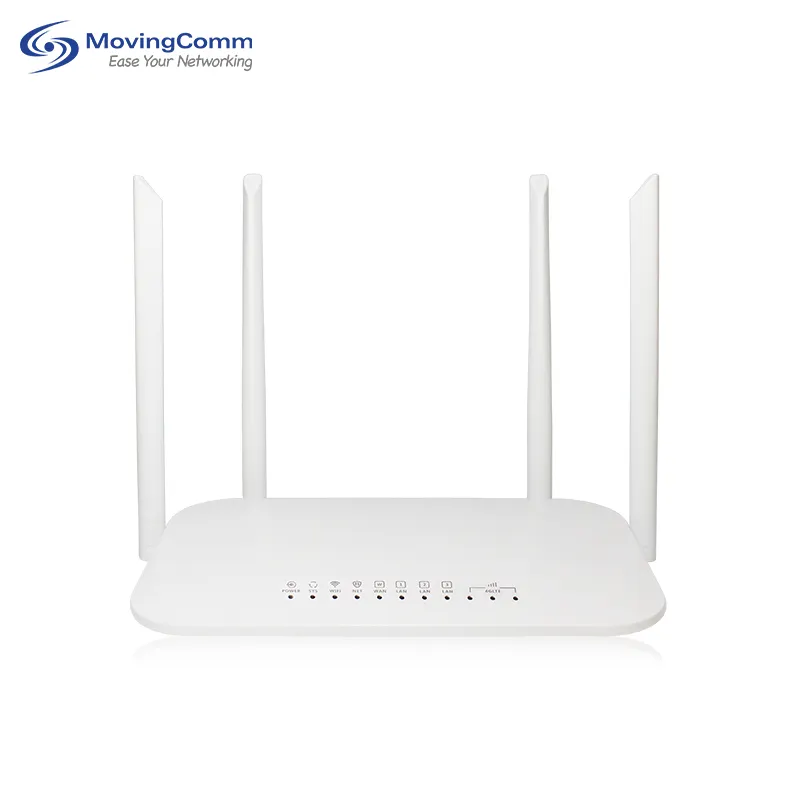 RTS مكاسب عالية خارجي 4 هوائي موزع إنترنت واي فاي دعم 1200 ثنائي الموجات Wifi 2.4Ghz 5Ghz 1Wan 3Lan Oem Homerouter موجه Vpn