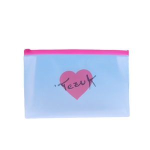 Sac en PVC plastique givré, refermable, écologique, imperméable, personnalisé, pour emballage réutilisable - Product Image 1