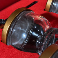 Coffret Cadeau Élégant à Poignée Rouge avec Logo Personnalisé, Emballage Festif pour Tonique au Ginseng et Chenpi Nid d'Oiseau, Vente en Gros