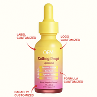 Gouttes liposomales OEM sous marque privée 30ml Complexe détoxifiant à base de plantes Mangue et fruit du dragon pour le soutien digestif et lymphatique 30 portions