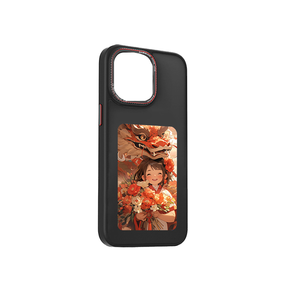 NFC trường hợp điện thoại với LED thông minh E-ink màn hình gương DIY hiển thị bìa cho <span class=keywords><strong>Iphone</strong></span> 12 13 14 15 Pro Max - Product Image 5