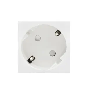 EU type German Schuko Socket Outlet 45*45mm power socket