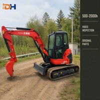 Excavator Mini Crawler Bekas Kubota U55-4 5500 KG dengan Bucket 0.18-0.22 m3