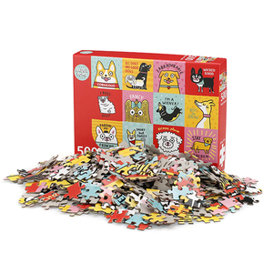 De alta calidad de fábrica de rompecabezas <span class=keywords><strong>precio</strong></span> 500 piezas de cartón grande rompecabezas - Product Image 2