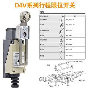 Interrupteur de fin de course Omron D4V 8108SZ N IP65 à bornes à vis 250 V pour usage industriel - Product Image 2