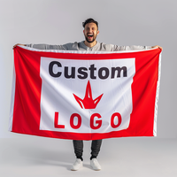 Drapeau Plume Publicitaire Personnalisé 90x150cm en Polyester avec Impression de Logo pour Mur, Bannières et Drapeaux Promotionnels
