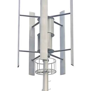 เครื่องกำเนิดไฟฟ้าพลังงานลมแบบแกนตั้ง 2KW 3KW 5KW พร้อมการผลิตพลังงานประจำปีที่มั่นคง - Product Image 1