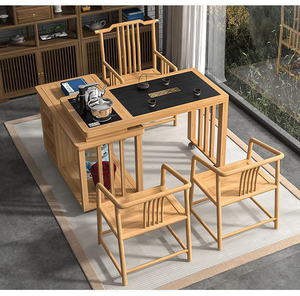 Đồ Nội Thất Bán Buôn Phòng Khách Tùy Chỉnh Mộc Mạc Gỗ Bàn Trà salontafel Kim Loại Khung Bằng Gỗ Hàng Đầu Bàn Cà Phê - Product Image 6