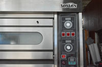 YOSLON grand grand gaz Commercial 4 ponts 16 plateaux four industriel cuisson Pizza gâteau pain quatre couches 4 ponts boulangerie four à gaz/G