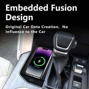 Cargador Inalámbrico para Auto al por Mayor de Fábrica para TOYOTA LAND CRUISER RD 2021-2025 - Product Image 4