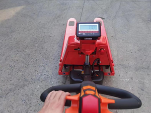 Transpallet Elettrico Jingeer <span class=keywords><strong>Mini</strong></span> con Capacità di 2 Tonnellate, Alimentato a Batteria, con Bilancia Elettronica e Altezza di Sollevamento di 85mm - Product Image 3