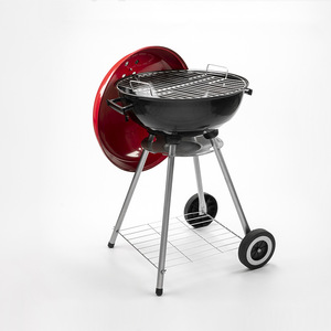 Outdoor Party Stainless Steel Portable Kettle <strong>Barbecue</strong> <strong>Grills</strong> Trolley Charcoal Bbq <strong>Grill</strong> - Product Image 3