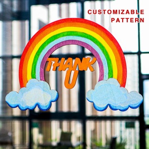 ที่มีคุณภาพสูง DIY บ้านไร่ไม้แขวนตกแต่งรอบไม้ยินดีต้อนรับด้านหน้าประตูป้ายรูปแบบที่สามารถปรับแต่ง - Product Image 3