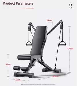 Equipo <span class=keywords><strong>de</strong></span> Gimnasio para el Hogar, <span class=keywords><strong>Banco</strong></span> Ajustable para Abdominales, <span class=keywords><strong>Banco</strong></span> Multifuncional <span class=keywords><strong>de</strong></span> Metal Plegable para Ejercicios <span class=keywords><strong>de</strong></span> Musculación en Interiores - Product Image 6