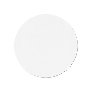 Lastra Decorativa in Lega di Alluminio Bianca Diametro 150mm per Sublimazione con Rivestimento, Goffratura, Taglio, Saldatura e Altri Servizi - Product Image 1