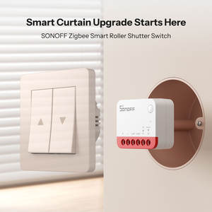 Interruptor Inteligente para Persianas Enrollables SONOFF MINI-ZBRBS Zigbee, Mini Interruptor Inteligente con <span class=keywords><strong>Amplificador</strong></span> <span class=keywords><strong>de</strong></span> <span class=keywords><strong>Señal</strong></span>, Transforma Cortinas, Compatible con Sonoff Zigbee Hub - Product Image 5