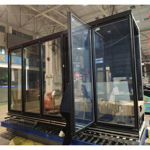 Congélateur vitrine à porte vitrée pour supermarché, congélateur de présentation pour aliments surgelés - Product Image 1