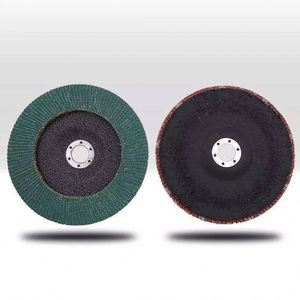 <span class=keywords><strong>Disque</strong></span> <span class=keywords><strong>à</strong></span> lamelles abrasif en céramique personnalisable de 4 pouces, grain 60, pour le meulage et le polissage de l'acier inoxydable, moyen - Product Image 3