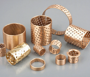 FB092 Palier coulissant en cuivre à perforation en bronze fendu, Palier à bagues en cuivre, Palier en bronze enveloppé <span class=keywords><strong>CuSn8P</strong></span> - Product Image 2