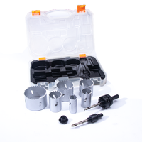 Ensemble de scie cloche bi-métal 9 pièces de haute qualité kit de scie cloche cobalt M42 scie cloche bi-métal