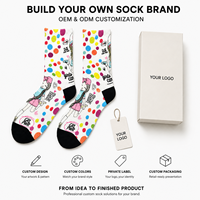 Chaussettes de sport personnalisées Mushafier OEM pour adultes - Chaussettes sans couture respirantes à séchage rapide absorbant la transpiration résistantes aux déchirures à impression numérique