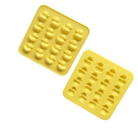 Moule en silicone 16 cavités en forme de canard pour chocolat, bonbons gélifiés et glaçons, échantillon gratuit usine 077