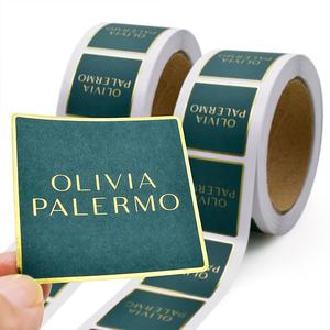 Impresión UV, adhesivo cosmético personalizado, lámina de oro, etiqueta de logotipo de botella de vidrio de Perfume para negocios - Product Image 1