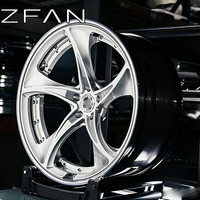 Rines de Aleación ZFAN de 16-21 Pulgadas, 5x112 120 para BMW G20 G30 F30 F22 Benz C E CLA GLC Audi A4 A5 A6, Forjados en 1 Pieza, Aluminio T6 Cromado