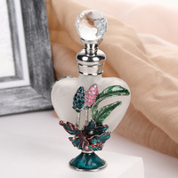 Parfum à l'huile essentielle de cœur d'iris de Dubaï, élégant et raffiné, en flacon de 12 ml, flacon vide en gros