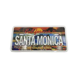 Embossed Car Name Plate Custom Logo Printing Embossed Iron Aluminum Car Number Plate Number Plate With License Plate Frames