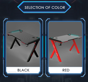 Bàn Chơi Game Máy Tính Thiết Kế Hiện Đại Bàn Chơi Game RGB Hình Chữ <span class=keywords><strong>R</strong></span> Với Giá Đỡ Cốc - Product Image 6