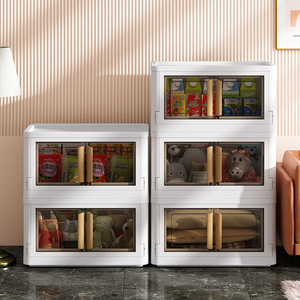 Wholesale high quality double door storage cabinet foldable plastic storage drawers multifunction storage boxes & bins