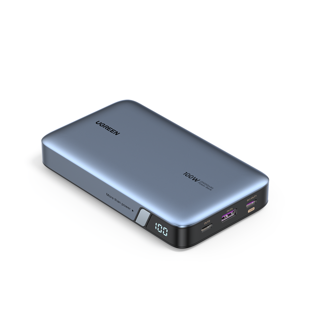 UGREEN 100W 20000mAh Power Bank Nexode Portable Charger USB C 3-Port PD3.0 Battery Pack Digital Display