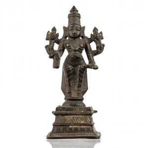 金属宗教仏像彫刻金属ブロンズ仏像アンティークブロンズインド神仏像ブロンズシヴァ像 - Product Image 2
