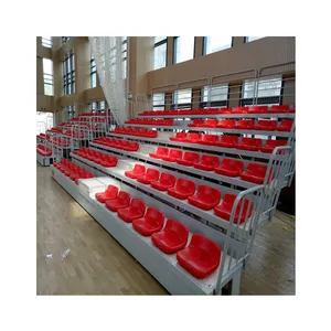 Silla de plástico de equipo de fútbol Deportivo, asiento de estadio de protección UV para exteriores