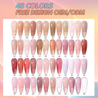 Usine En Gros 60 Couleurs Vegan Gel Vernis À Ongles Uv Vernis Gel Vernis Kit Marque Privée Vernis À Ongles Ensemble pour Salon De Manucure