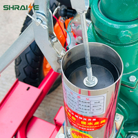 Bomba de Agua Diésel RAISE G POWER de 3 Pulgadas con Arranque Eléctrico y Bomba Manual de Empuje, Caudal 80M³/H, Altura de Bombeo 50M, para Riego