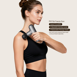 Pistolet de massage fascia EMS à lumière rouge de haute qualité avec chaleur à lumière rouge, mini pistolet de massage professionnel pour usage domestique - Product Image 4