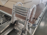 Segeln 6,4 m 21ft LED Licht Aluminium Ponton Yacht Preis Rudern Luxus Yacht Boote zum Verkauf