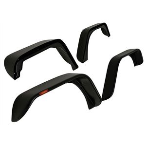 Arcs de roue de style plat évasements de garde-boue de sourcil de roue pour accessoires <span class=keywords><strong>Jeep</strong></span> <span class=keywords><strong>Wrangler</strong></span> <span class=keywords><strong>JK</strong></span> 4x4 2007-2017 - Product Image 1