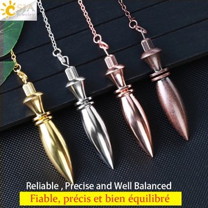 CSJA - Péndulo de Latón para Adivinación, Sanación, Reiki y Espiritualidad, Estilo Egipcio Karnak, Venta al por Mayor, G869 - Product Image 2