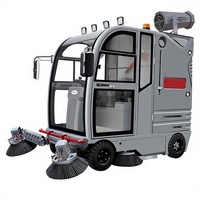 Balayeuse routière S14 - Grande capacité, 48V, balayeuse autoportée pour chantiers de construction