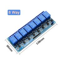 1 2 4 8 Canaux DC 5V Relais Module Optocoupleur Modules Électroniques Kits pour R3 MEGA 2560 1280 DSP ARM PIC AVR STM32 Raspberry Pi