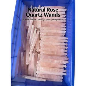 Ensemble Gua Sha en quartz rose naturel avec stylo de massage en jade pour le corps et rouleau facial pour la relaxation - Product Image 4