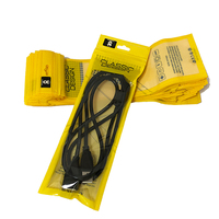 Sacs d'emballage pour câble USB, sacs avec fermeture à glissière, design classique, chargeur, usb